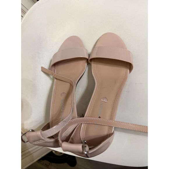 Steve Madden Women's Open Toe Ankle Strap Block Heel JCarrson Sandals Nude Sz 7 - Picture 3 of 14